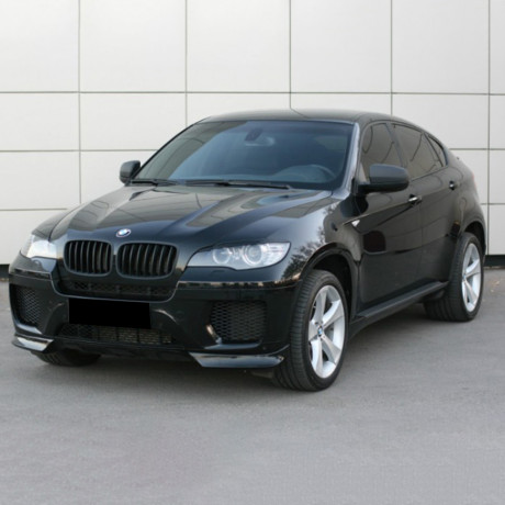 Клыки на передний бампер "GT" для BMW X6 купить недорого с доставкой в Пенза