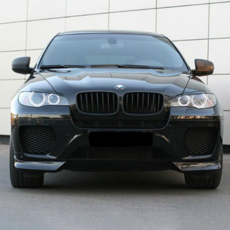 Клыки на передний бампер "GT" для BMW X6 купить недорого с доставкой в Пенза