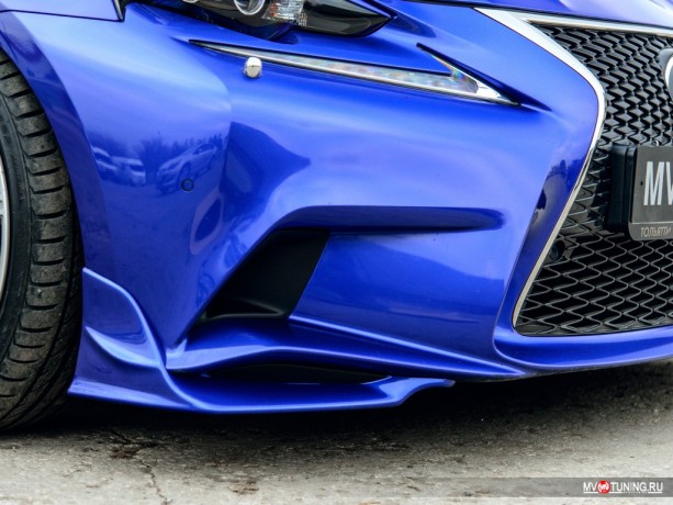 Клыки (накладки) переднего бампера "F-Sport" для Lexus IS III (2013-2016) купить недорого с доставкой в Пенза