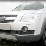 Защита радиатора "Standart" Chevrolet Captiva (2006-2011) низ, чёрная купить недорого с доставкой в Пенза