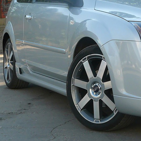 Накладки на пороги "Sport" для Ford Focus 2 (хэтчбэк) 3-5D (2004-2011) купить недорого с доставкой в Пенза