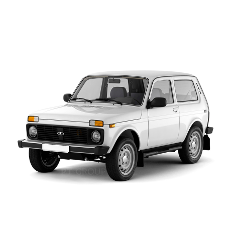 Защита порогов с накладками d63мм ШАГРЕНЬ (ППК) L@DA "4х4 2121" 1995-/ "4x4 URBAN" 2015- купить недорого с доставкой в Пенза