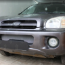 Защита радиатора "Standart" Hyundai Santa Fe (2000-2006) низ, хром купить недорого с доставкой в Пенза