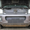 Защита радиатора "Standart" Hyundai Santa Fe (2000-2006) низ, хром купить недорого с доставкой в Пенза