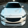 Сплиттер переднего бампера под клыки №2 "Lite Style" для Mazda 6 (2013-н.в.) купить недорого с доставкой в Пенза
