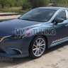Клыки (накладки) переднего бампера "SkyActivSport" var №3 для Mazda 6 (2015-н.в.) купить недорого с доставкой в Пенза