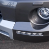 Накладка (юбка) переднего бампера "Broomer Design" (Без ДХЛ) для Mitsubishi Pajero IV (2006-2015) купить недорого с доставкой в Пенза
