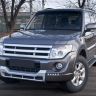 Накладка (юбка) переднего бампера "Broomer Design" (Без ДХЛ) для Mitsubishi Pajero IV (2006-2015) купить недорого с доставкой в Пенза