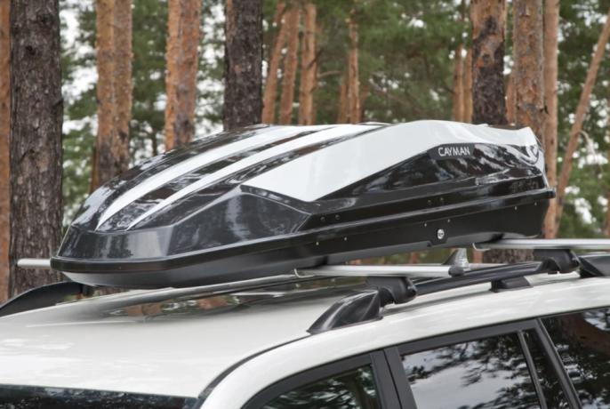 Автобокс "CAYMAN" F1 двухцветный 420L купить недорого с доставкой в Пенза