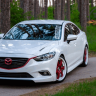 Капот "SkyActivSport" var №1 (с глухими жабрами) для Mazda 6 (2013-н.в.) купить недорого с доставкой в Пенза