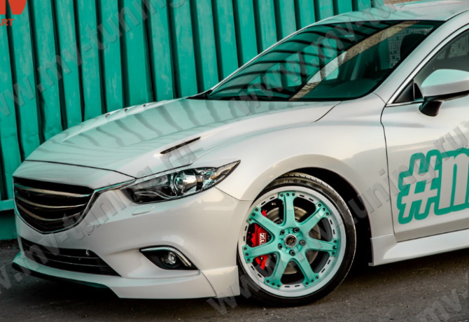 Капот "SkyActivSport" var №1 (с глухими жабрами) для Mazda 6 (2013-н.в.) купить недорого с доставкой в Пенза