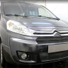 Защита радиатора "Standart" Citroen Jumpy рестайлинг (2012-2017) верх, чёрная купить недорого с доставкой в Пенза