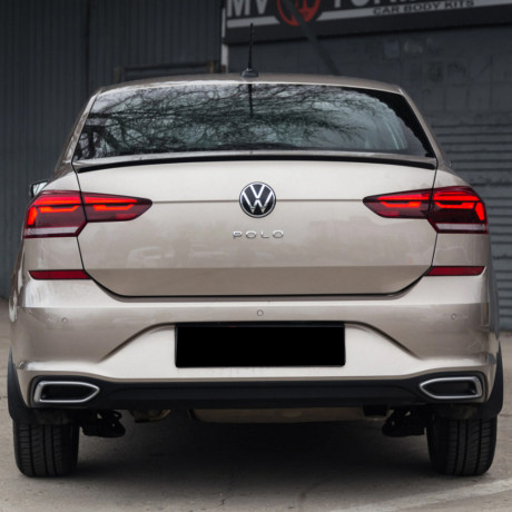 Имитация выхлопа SILVER (серебристый) для Volkswagen Polo Liftback (2020-2023) купить недорого с доставкой в Пенза