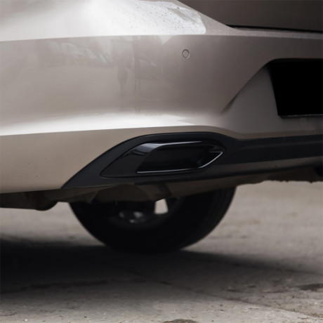Имитация выхлопа SPACE GRAY (серый глянец) для Volkswagen Polo Liftback (2020-2023) купить недорого с доставкой в Пенза
