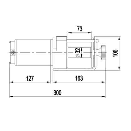 Лебедка для квадроцикла "Master Winch" PM3000, электрическая, 12В купить недорого с доставкой в Пенза