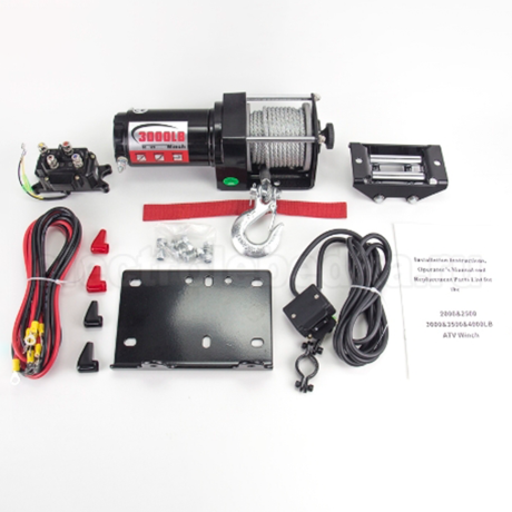 Лебедка для квадроцикла "Master Winch" PM3000, электрическая, 12В купить недорого с доставкой в Пенза