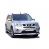 Защита переднего бампера «Труба двойная» (d63,5) для Nissan X-trail (2011-2015)(Окрашенное) купить недорого с доставкой в Пенза