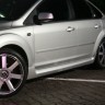 Накладки на пороги "ST" для Ford Focus 2 (5D)(2004-2011) купить недорого с доставкой в Пенза