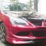 Накладка (юбка) переднего бампера "EVO" (Для бампера EVO) для Mitsubishi Lancer IX (2003-2009) купить недорого с доставкой в Пенза