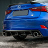 Диффузор заднего бампера №1 (с килями) для Lexus IS III (с 2013-2022) купить недорого с доставкой в Пенза