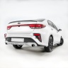 Бампер задний "Kudos" под раздвоенный глушитель для Kia Rio (2017-2020) купить недорого с доставкой в Пенза