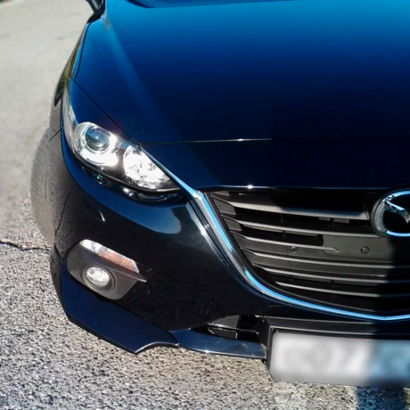 Накладки (клыки) на передний бампер "Самурай" для Mazda 3 (2013-2019) купить недорого с доставкой в Пенза