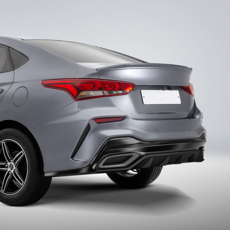 Бампер задний "Quant" для Hyundai Solaris (2017-2020) купить недорого с доставкой в Пенза