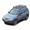 Багажник экспедиционный «Трофи» (на рейлинги) для B@3 2123 "Chevrolet Niv@" (С сеткой) купить недорого с доставкой в Пенза