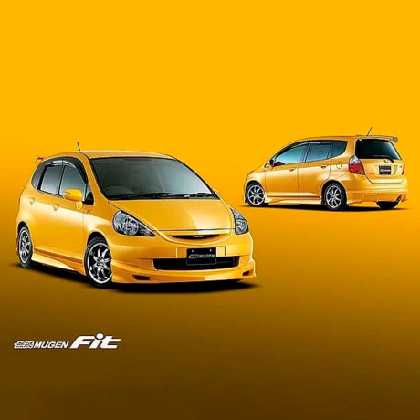 Комплект накладок и порогов "Mugen" для Honda Fit GD Рестайлинг купить недорого с доставкой в Пенза