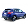 Защита заднего бампера угловая d63мм (НПС) Nissan Qashqai (2014-2016 г.в.) купить недорого с доставкой в Пенза