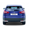 Защита заднего бампера угловая d63мм (НПС) Nissan Qashqai (2014-2016 г.в.) купить недорого с доставкой в Пенза