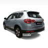Защита заднего бампера двойная угловая d63/51мм (НПС) HAVAL H6 (2014-н.в.) купить недорого с доставкой в Пенза