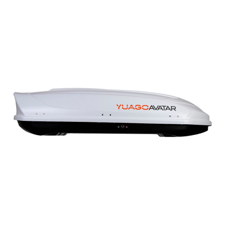 Автобокс YUAGO Avatar (тиснение) (EuroLock), белый, 460л купить недорого с доставкой в Пенза