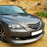 Накладка (юбка) на передний бампер для Mazda 3, хэтчбэк (2003-2009) купить недорого с доставкой в Пенза
