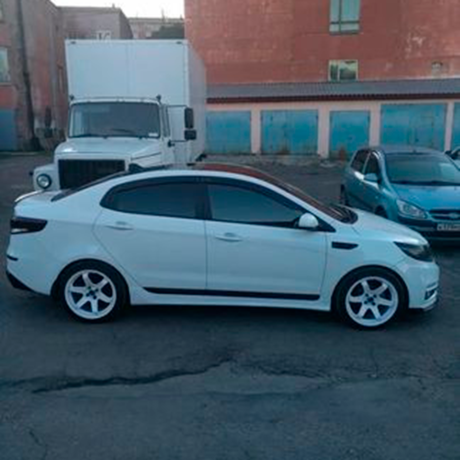 Накладки на пороги KIA RIO III (2014-2017) купить недорого с доставкой в Пенза