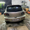 Накладка (юбка) на задний бампер для Mazda 3, хэтчбэк (2003-2009) купить недорого с доставкой в Пенза