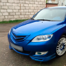 Решетка радиатора "Планка по середине" для Mazda 3, хэтчбэк (2003-2009) купить недорого с доставкой в Пенза