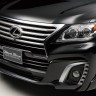 Вставки металлические в бампер передний "Wald Black Bison" для Lexus LX 570 (J200, 2013-2016) купить недорого с доставкой в Пенза