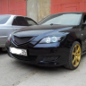 Решетка радиатора "Сетка" для Mazda 3, хэтчбэк (2003-2009) купить недорого с доставкой в Пенза