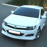 Накладка (юбка) переднего бампера "GT" для Opel Astra H (3D, 5D) купить недорого с доставкой в Пенза