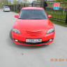Решетка радиатора "Две полоски" для Mazda 3, хэтчбэк (2003-2009) купить недорого с доставкой в Пенза