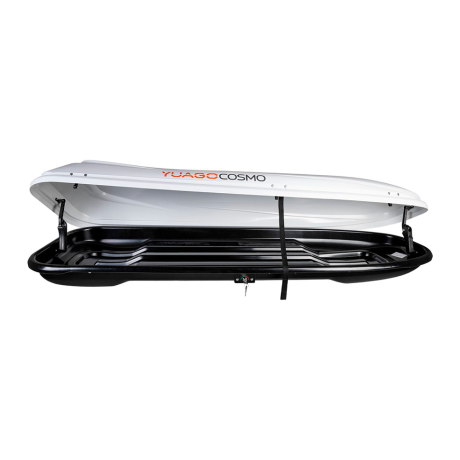 Автобокс YUAGO Cosmo 210 (тиснение) (EuroLock), белый, 485л купить недорого с доставкой в Пенза