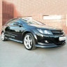 Накладки на пороги "GT" для Opel Astra H (3D, 5D) купить недорого с доставкой в Пенза