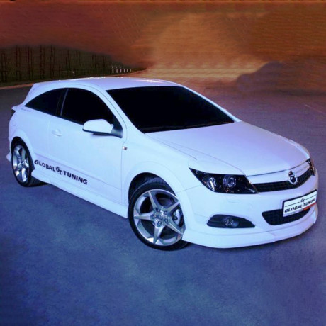 Накладки на пороги "GT" для Opel Astra H (3D, 5D) купить недорого с доставкой в Пенза