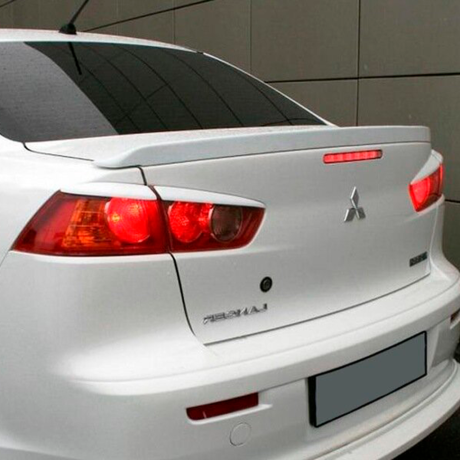 Накладки (реснички) на задние фары "4 части" Mitsubishi Lancer X (2007-2016 г.в.) купить недорого с доставкой в Пенза