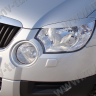 Накладки на фары (реснички) для Skoda Yeti (2009-2012) купить недорого с доставкой в Пенза