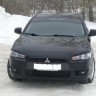 Накладки на фары (реснички) для Mitsubishi Lancer X (2007-2016) купить недорого с доставкой в Пенза