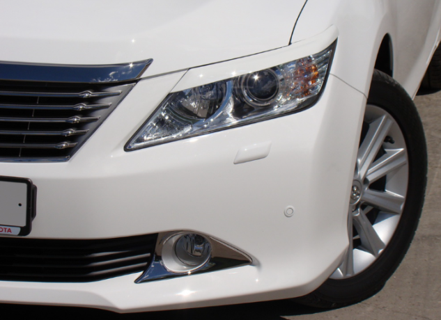 Накладки на фары (реснички) для Toyota Camry XV50 (2012-2014) купить недорого с доставкой в Пенза