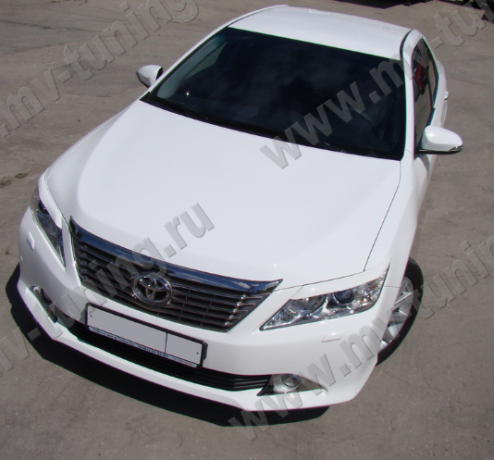 Накладки на фары (реснички) для Toyota Camry XV50 (2012-2014) купить недорого с доставкой в Пенза