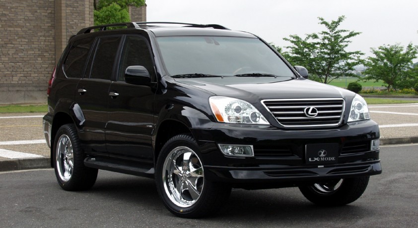 Накладка на передний бампер "Lx-Mode" Lexus GX 470 купить недорого с доставкой в Пенза